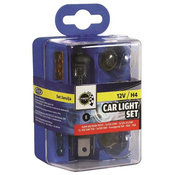 AVTOMOBILSKE ŽARNICE FINISH LINE SET H4 12V