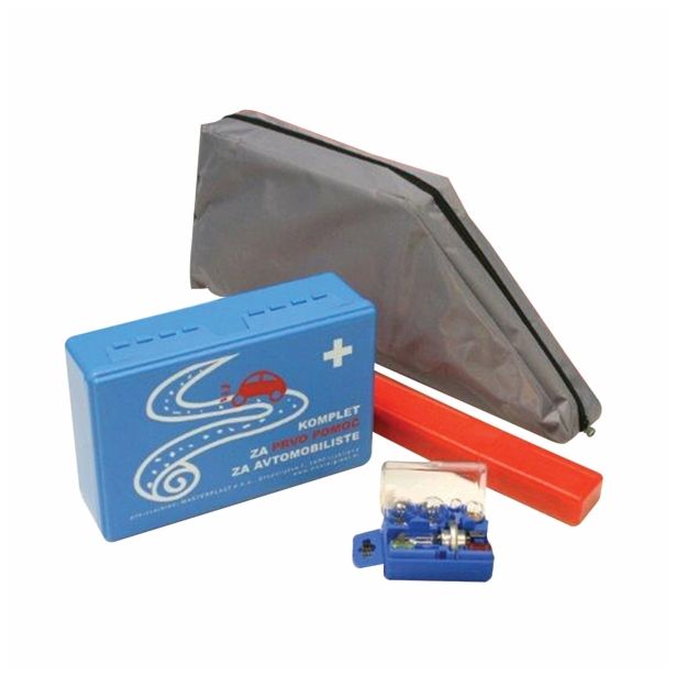 OPREMA ZA VOZILA SET OBVEZNE OPREME ZA V AVTO, S SETOM ŽARNIC H4