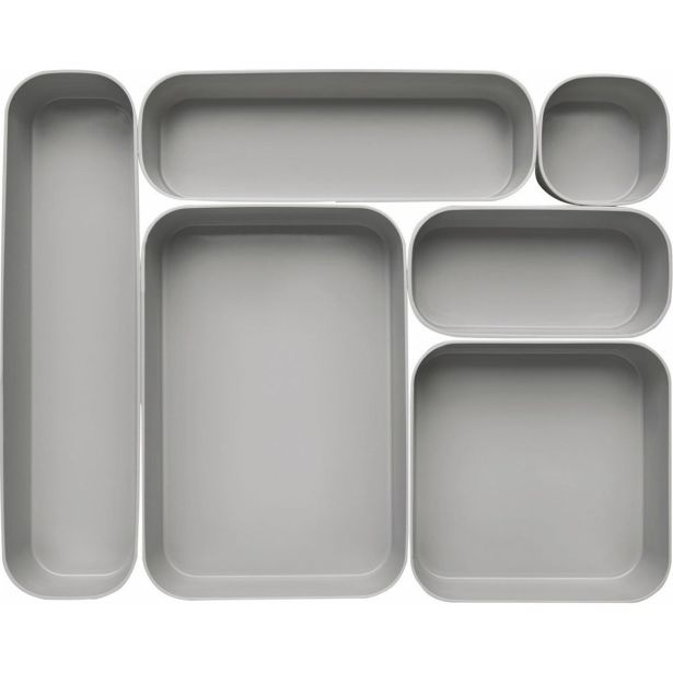 SHRANJEVANJE PRIBORA CURVER 6 DELNI SET ORGANIZATOR INFINITY SIV