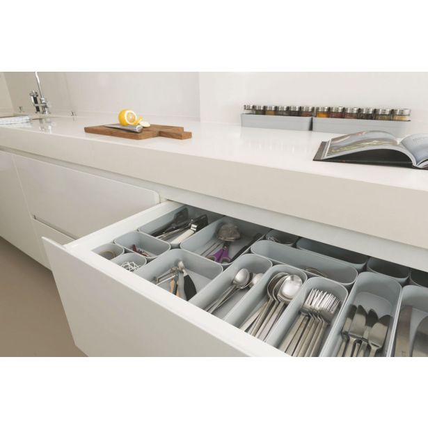 SHRANJEVANJE PRIBORA CURVER 6 DELNI SET ORGANIZATOR INFINITY SIV