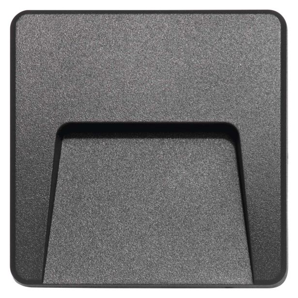 STENSKA VRTNA SVETILKA EMOS ORIENTACIJSKA 3W NW KVADRATNA, ANTRACIT