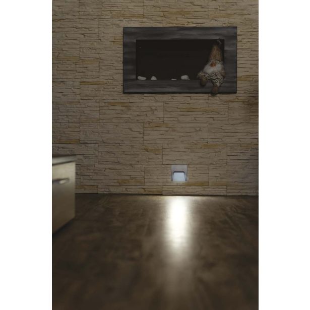 STENSKA VRTNA SVETILKA EMOS ORIENTACIJSKA 3W NW KVADRATNA, ANTRACIT