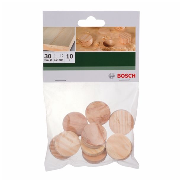 ORODJE MIZARSKO, PRIPRAVE BOSCH LESENI ČEP FI 30MM 10 KOS