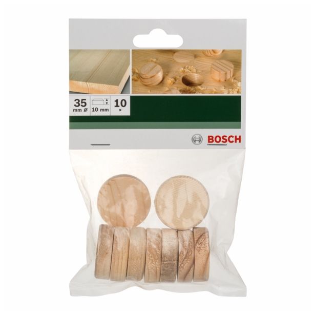 ORODJE MIZARSKO, PRIPRAVE BOSCH LESENI ČEP FI 35MM 10 KOS