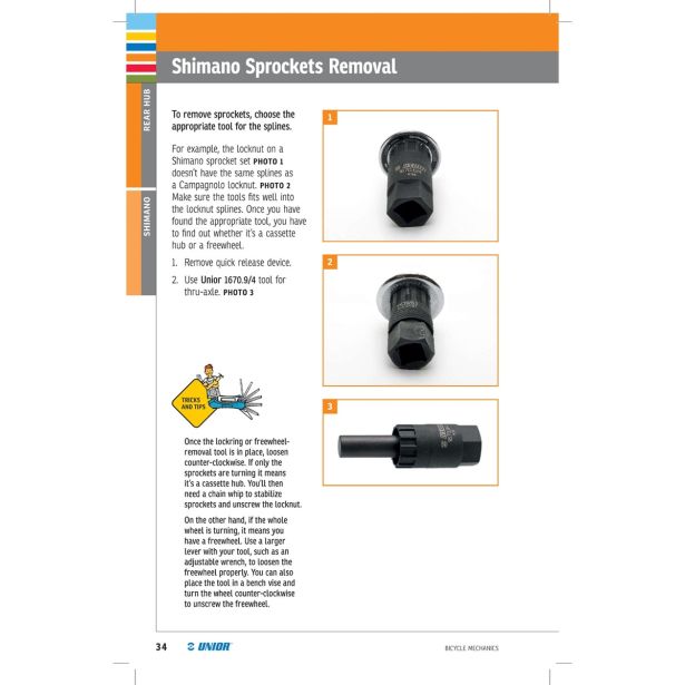 ORODJE ZA MEHANIKE UNIOR KOLESARSKI PRIROČNIK #1 ART. KAT.BIKEBOOK1