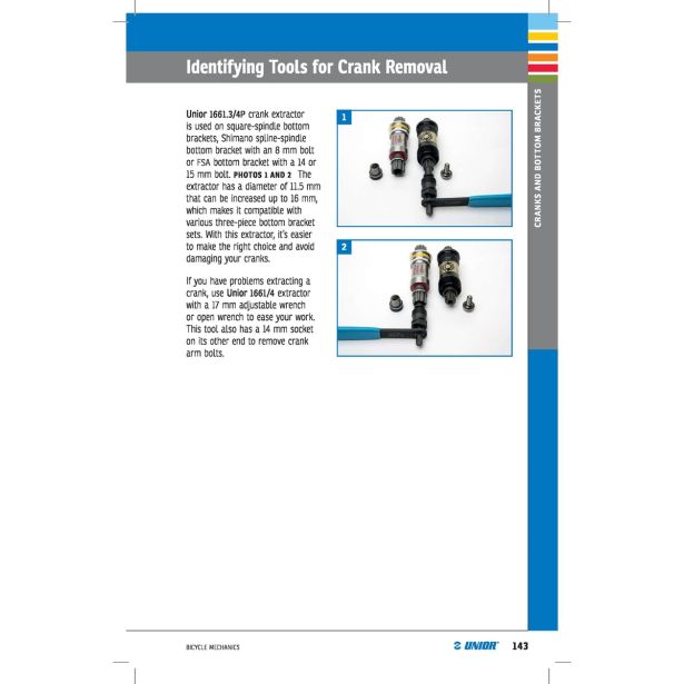 ORODJE ZA MEHANIKE UNIOR KOLESARSKI PRIROČNIK #1 ART. KAT.BIKEBOOK1