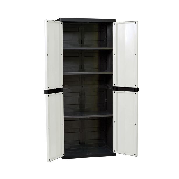 ORODNA OMARA-KRILNA VRATA PVC, 3 POLICE 65X37X165 CM