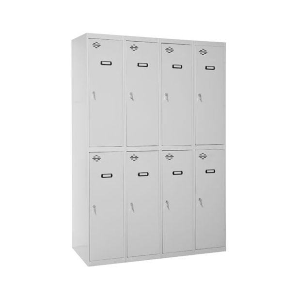 ORODNA OMARA-KRILNA VRATA SIMONRACK 1800X1200X500MM 4/8 GARDEROBNA, SIVA