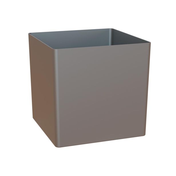 PE NOTRANJI LONEC OSLO KVADRATEN 17CM ANTRACIT