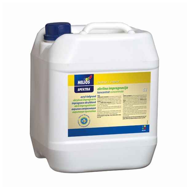 OSNOVNI PREMAZ HELIOS SPEKTRA AKRILNA IMPREGNACIJA 5 L - REDČENJE 1:3