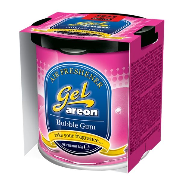 AREON OSVEŽILEC ZA AVTO GEL BUBBLE GUM
