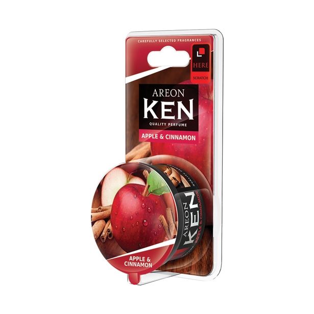 AREON OSVEŽILEC ZA AVTO KEN APPLE & CINNAMON BLISTER
