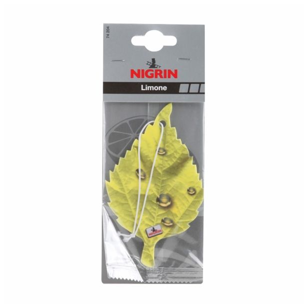 OSVEŽILEC ZRAKA ZA AVTO NIGRIN OSVEŽILEC ZRAKA (LISTIČ) LIMONA