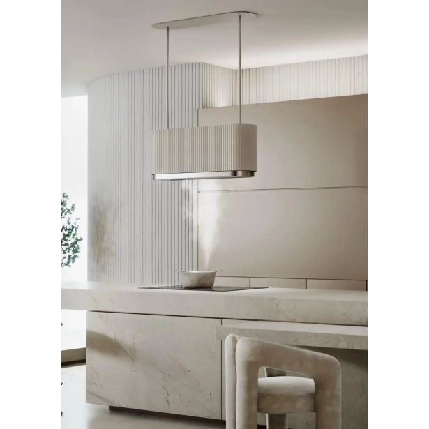 OTOČNA KUHINJSKA NAPA CIARKO DESIGN MONO W, KREMNA