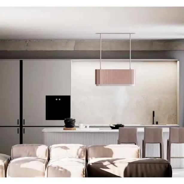 OTOČNA KUHINJSKA NAPA CIARKO DESIGN MONO W, ROŽNATO ZLATA