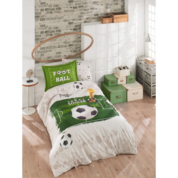 POSTELJNINA OTROŠKA 140X200  CM SOCCEER