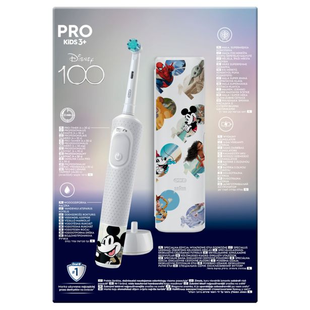 OTROŠKA ELEKTRIČNA ZOBNA ŠČETKA ORAL-B VITALITY PRO KIDS DISNEY + ETUI