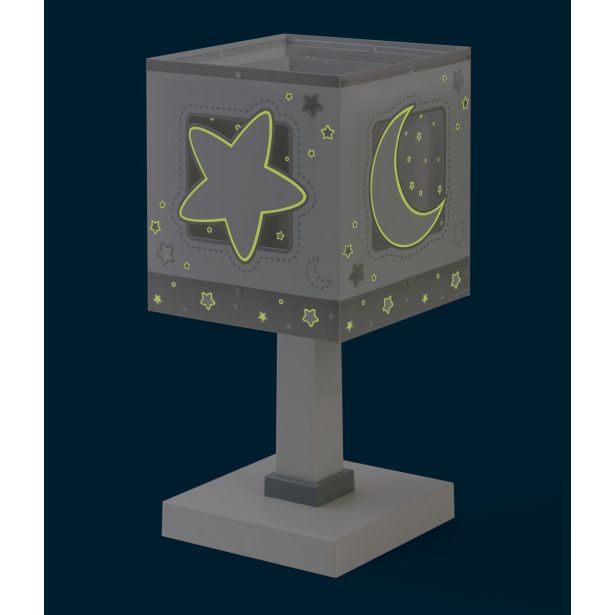 OTROŠKO SVETILO DALBER NAMIZNO MOONLIGHT SIVA