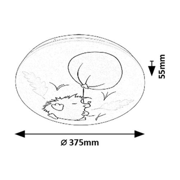 OTROŠKO SVETILO RABALUX HEDGY LED 24W IP20