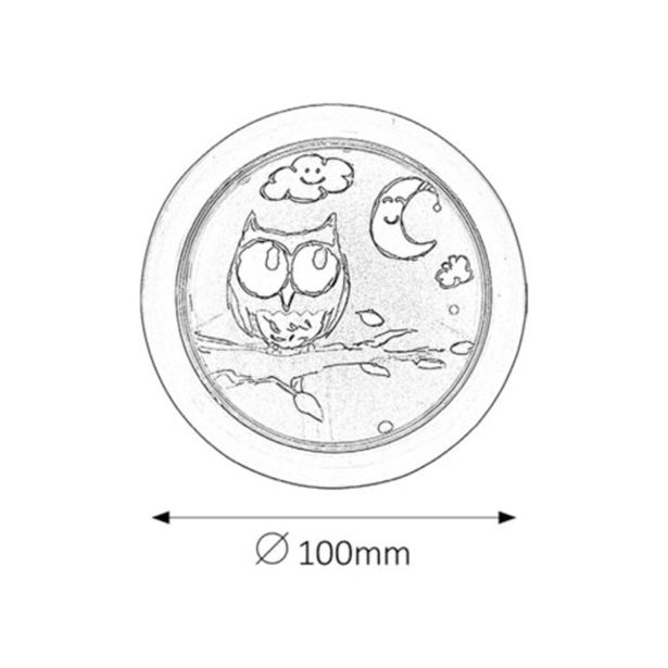 OTROŠKO SVETILO RABALUX SHEPHERD NA PRITISK SOVICA