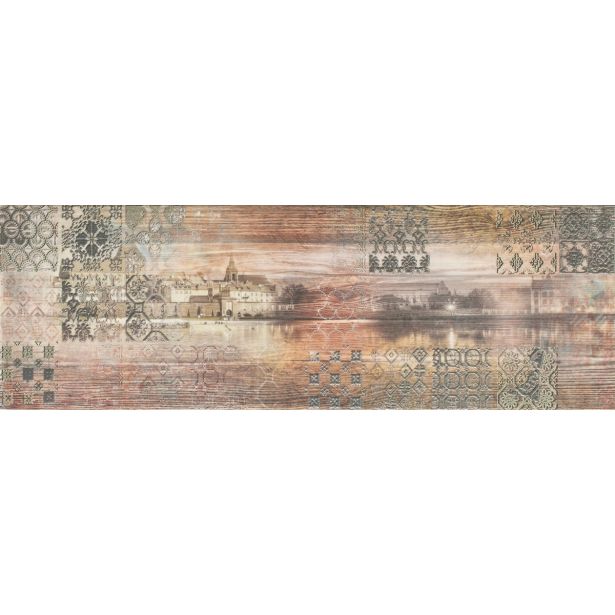 STENSKA PLOŠČICA CERAMICA KONSKIE OTTAVIO 4 INSERTO 25X75 DEKOR