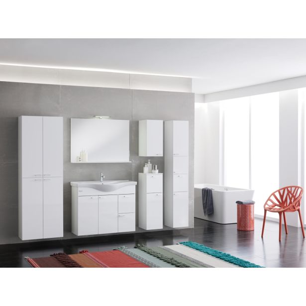 UMIVALNIŠKA ENOTA KOLPA SAN OUF 100 WH FIONA BELA Z KERAMIČNIM UMIVALNIKOM