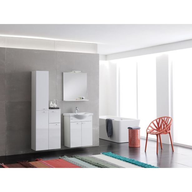 UMIVALNIŠKA ENOTA KOLPA SAN OUF 65 WF FIONA BELA S KERAMIČNIM UMIVALNIKOM