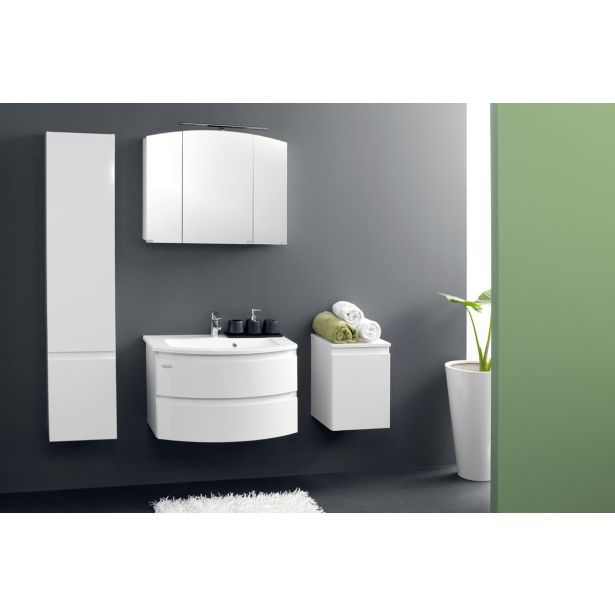 UMIVALNIŠKA ENOTA KOLPA SAN OUI 80 IMAN BELA Z UMIVALNIKOM LITI MARMOR