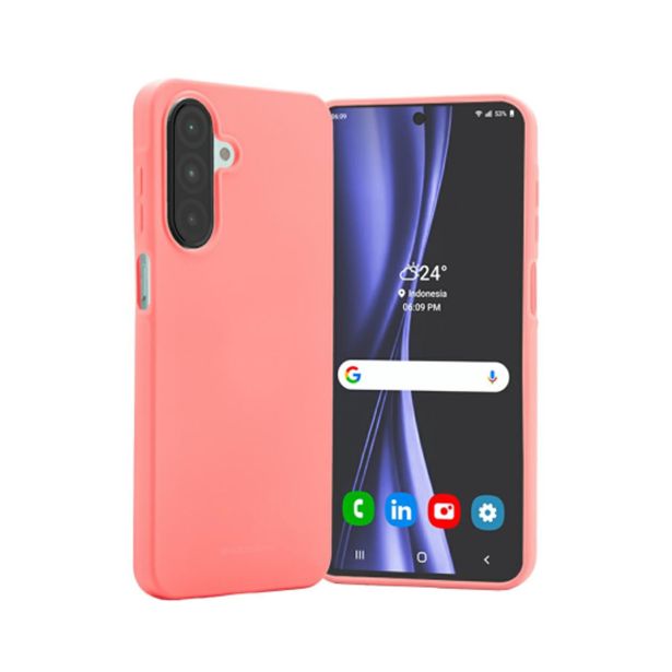 GOOSPERY SOFT FEELING SILIKONSKI OVITEK ZA SAMSUNG GALAXY A56 - ROZA