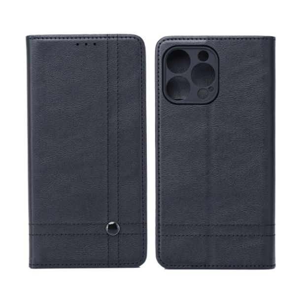 SLEEK PREKLOPNA TORBICA IPHONE 17 PRO - ČRNA