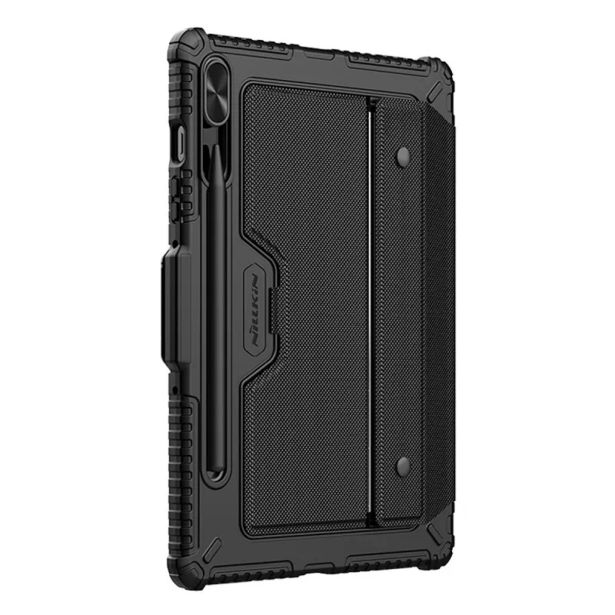 NILLKIN CASE BUMPER S TIPKOVNICO ZA SAMSUNG GALAXY TAB S9 - ČRN (VERZIJA Z LUČKAMI V TIPKOVNICI)