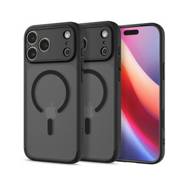 SPIGEN ULTRA HYBRID MAGSAFE OVITEK ZA IPHONE 17 PRO - PROZORNO ČRN