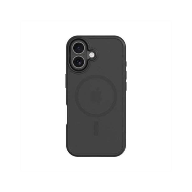 TACTICAL ASPHALT MAGFORCE SILIKONSKI OVITEK ZA IPHONE 17 - PROZORNO ČRN