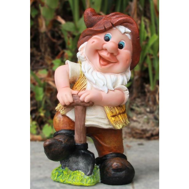 FIGURA, OKRASNA PALČEK Z LOPATO VIŠ.31 CM