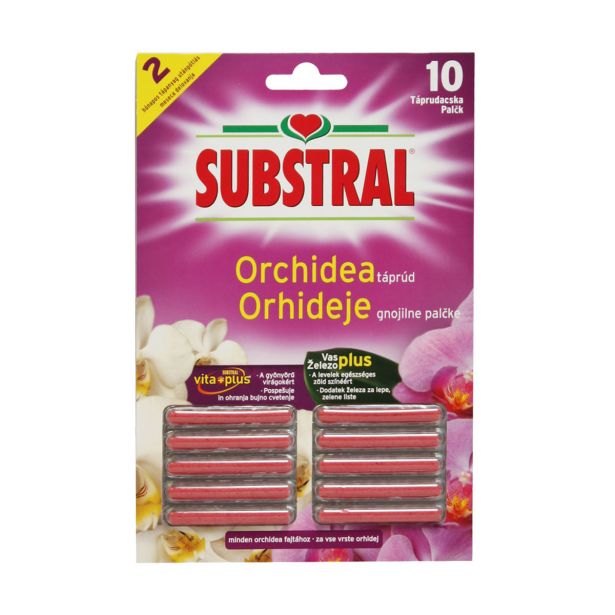 PALČKE GNOJILNE ZA ORHIDEJE SUBSTRAL 10 KOM.