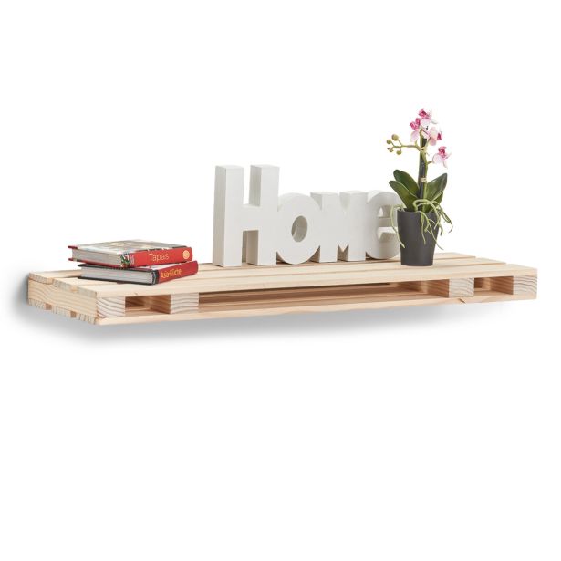 LESENA POLICA ZELLER PRESENT PALETA BOR 80X23X5 CM