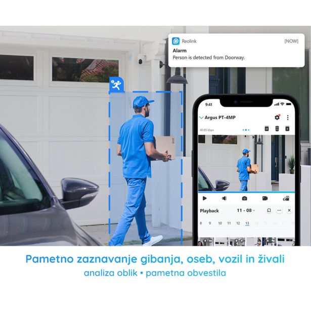 PAMETNA KAMERA REOLINK ARGUS B340 IP BELA