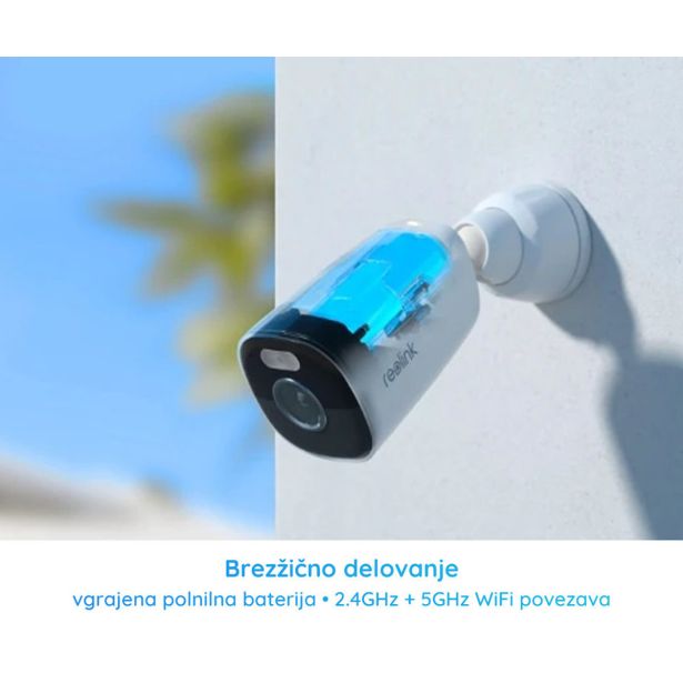 PAMETNA KAMERA REOLINK ARGUS B340 IP BELA