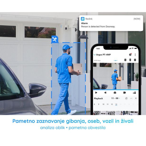 PAMETNA KAMERA REOLINK ARGUS B440 BELA