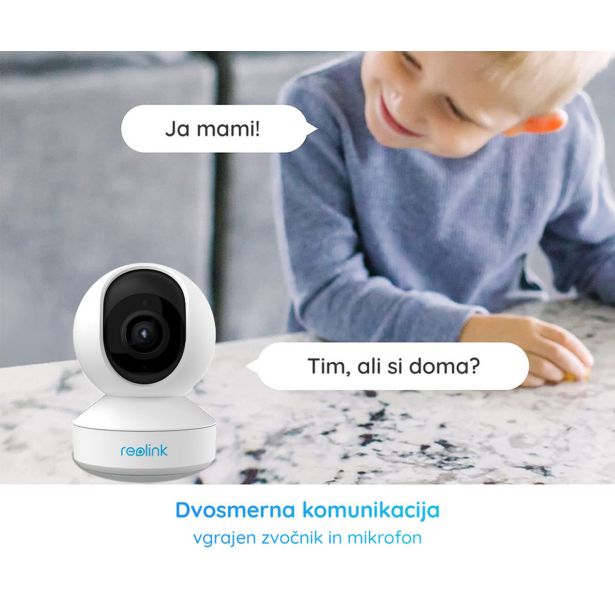 PAMETNA KAMERA REOLINK E340 IP KAMERA BELA