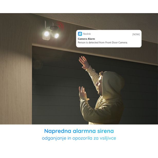 PAMETNA KAMERA REOLINK FLOODLIGHT F750W BELA