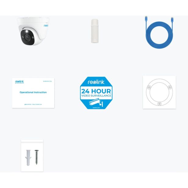 PAMETNA KAMERA REOLINK P344 IP KAMERA BELA