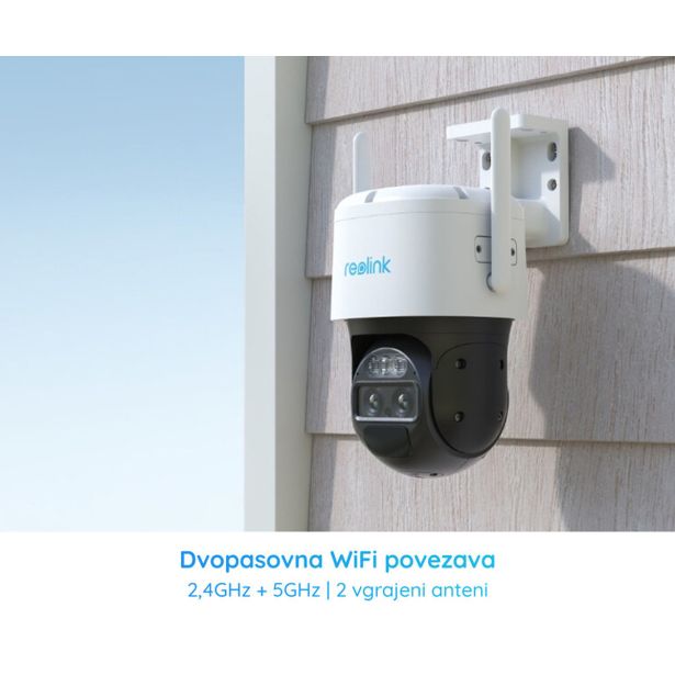 PAMETNA KAMERA REOLINK TRACKMIX W760 IP BELA