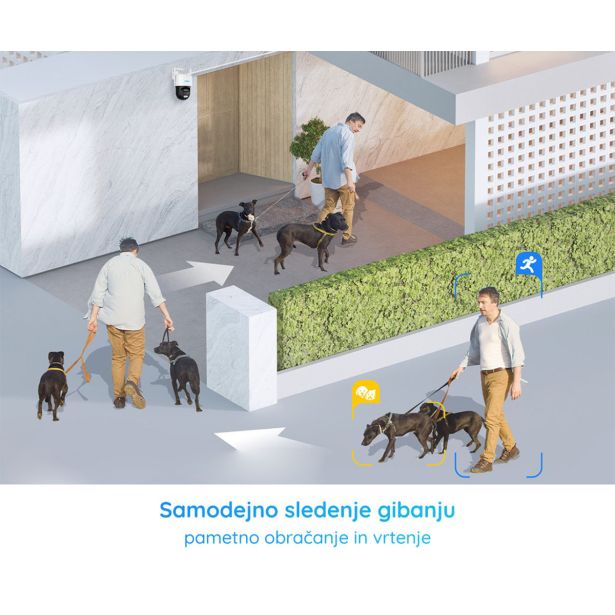 PAMETNA KAMERA REOLINK TRACKMIX W760 IP BELA