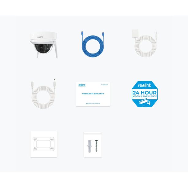 PAMETNA KAMERA REOLINK W437 IP KAMERA BELA