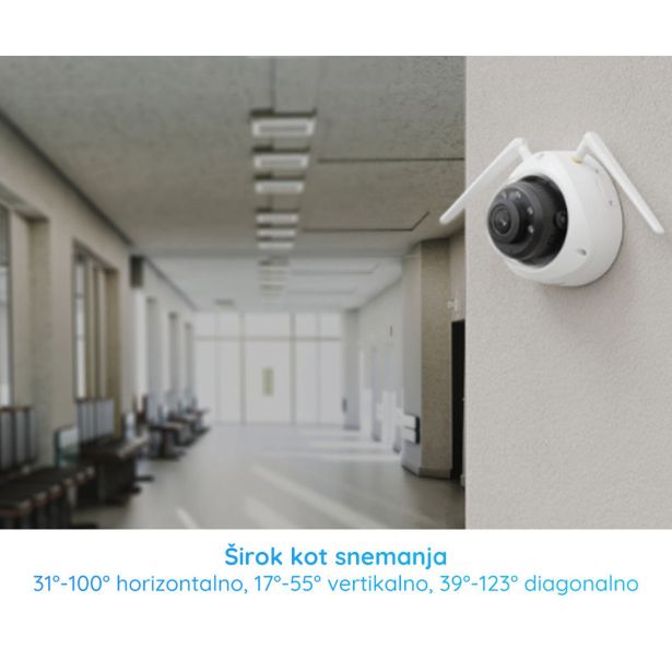 PAMETNA KAMERA REOLINK W437 IP KAMERA BELA