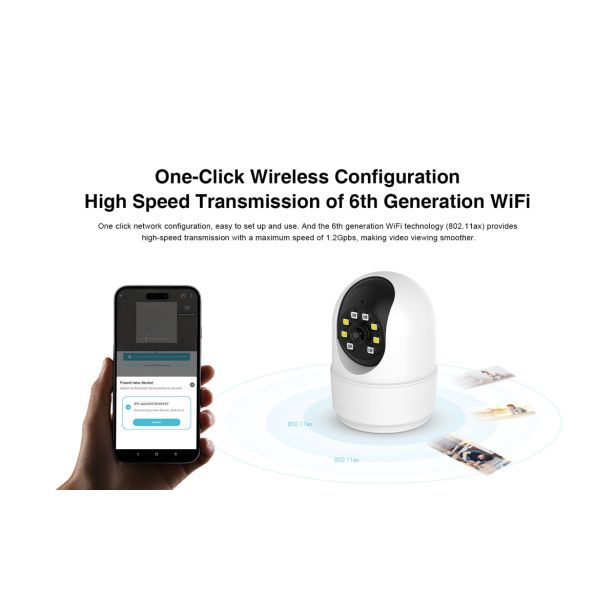 PAMETNA KAMERA ROBAXO RC994WS 3MP SMART 360