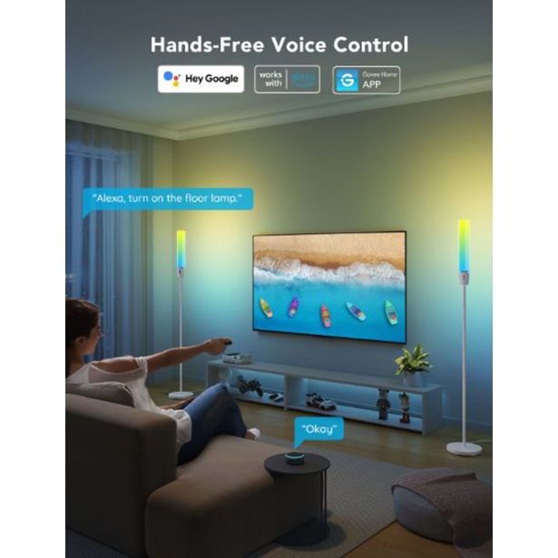 PAMETNA SVETILKA GOVEE RGBICWW CYLINDER TALNA