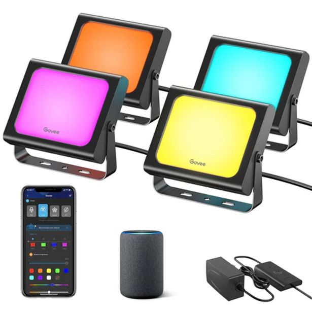 PAMETNA SVETILKA GOVEE RGBICWW LED REFLEKTOR ZUNANJI