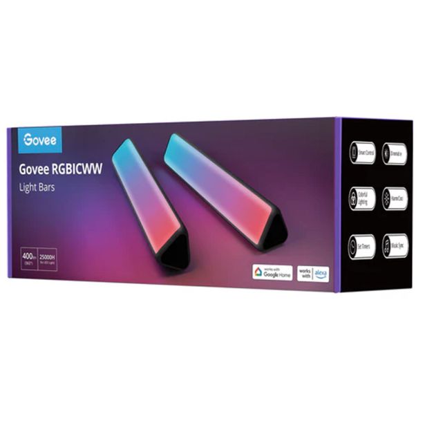 PAMETNA SVETILKA GOVEE RGBICWW SVETLOBNE PALICE WIFI + BT